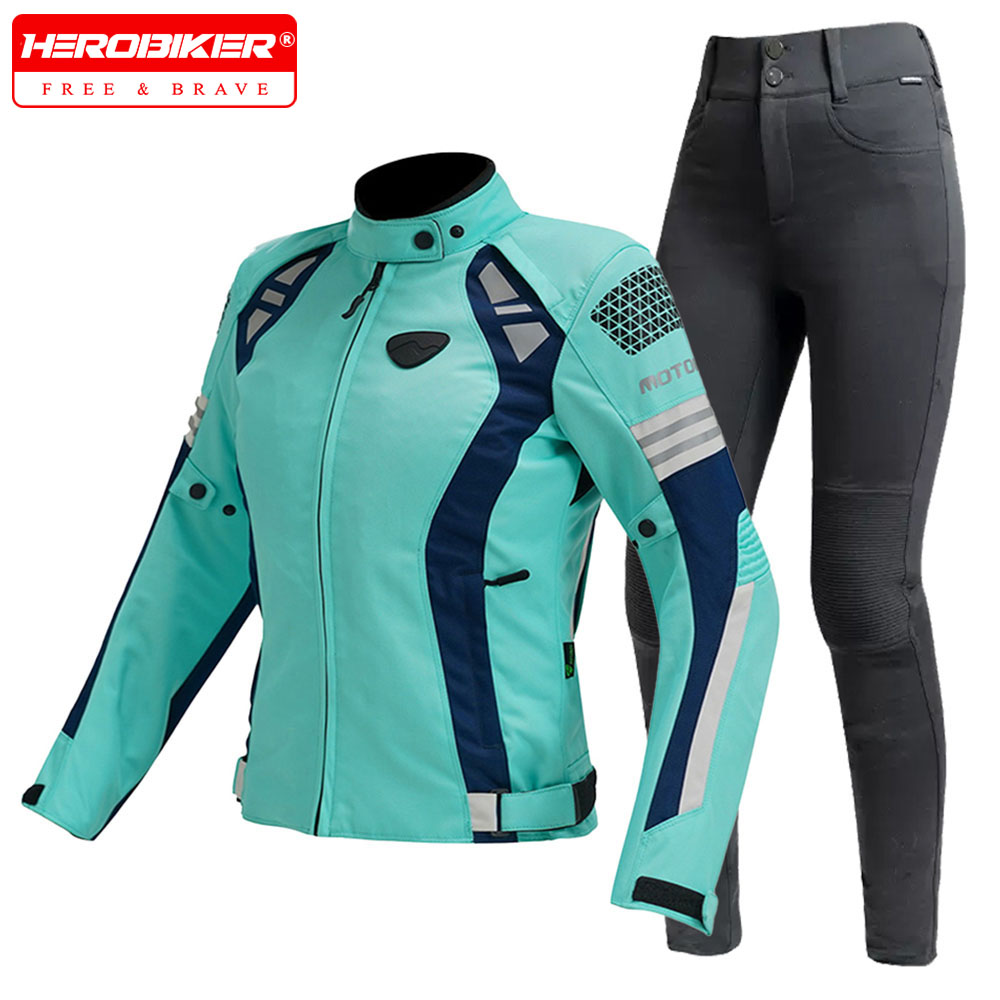 Motorcycle Gear Women Pants - Women Motorcycle Jacket Pants Four Season