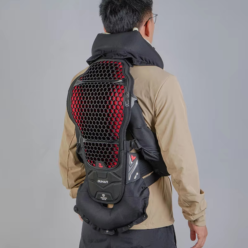 Motorcycle Gear With Airbag - Motorcycle Riding Air-bag Vest Reflective Motocross
