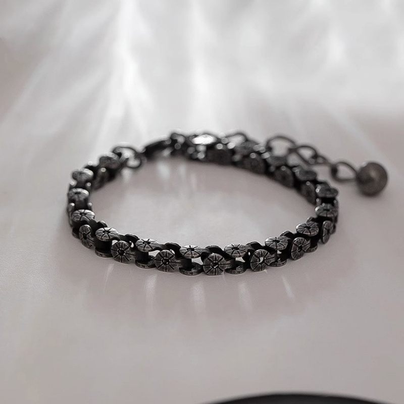 Motorcycle Gear Pattern - Stainless Steel Bracelet Men Gear Chain