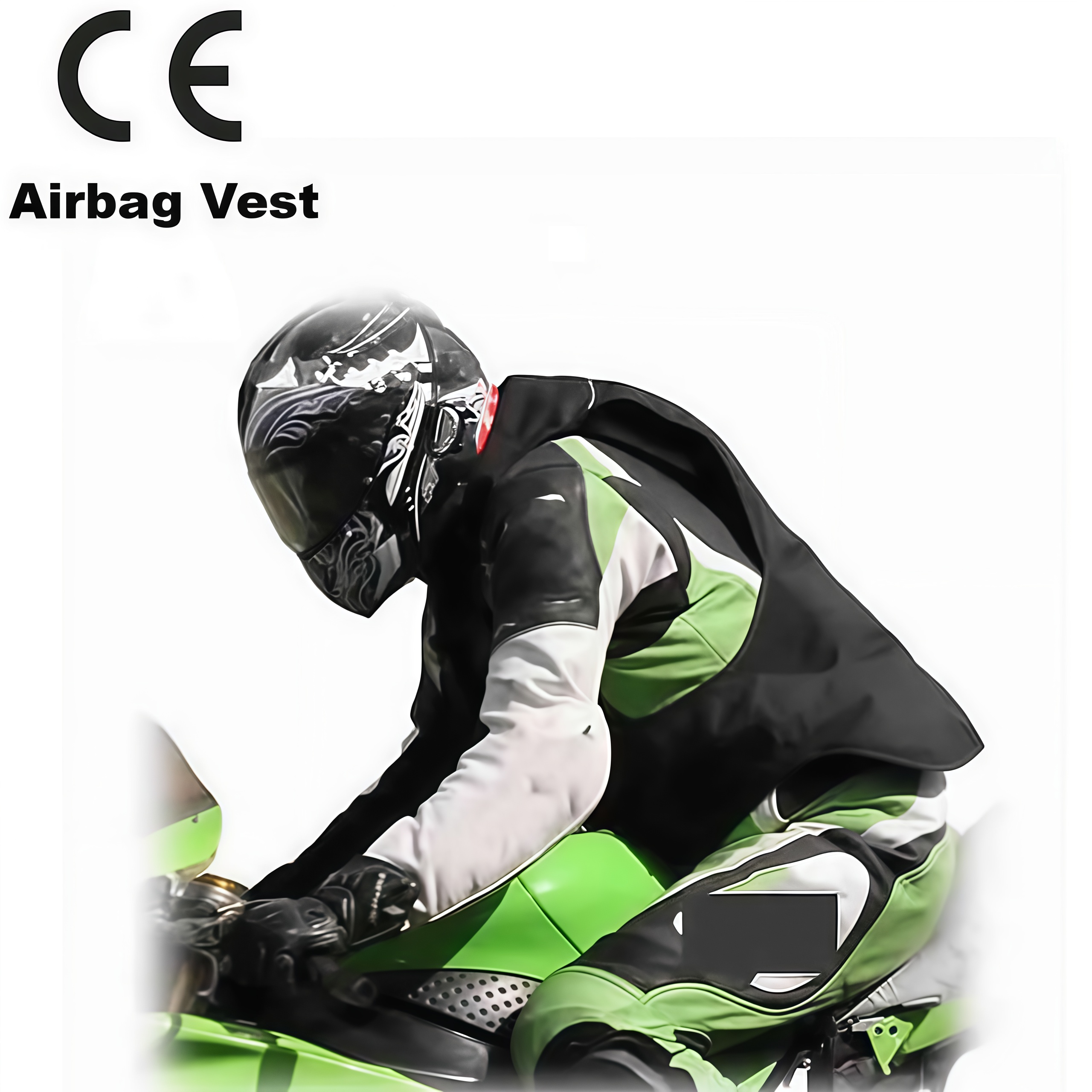 Motorcycle Gear With Airbag - Durable Nylon Racing Moto Style Motorcycle