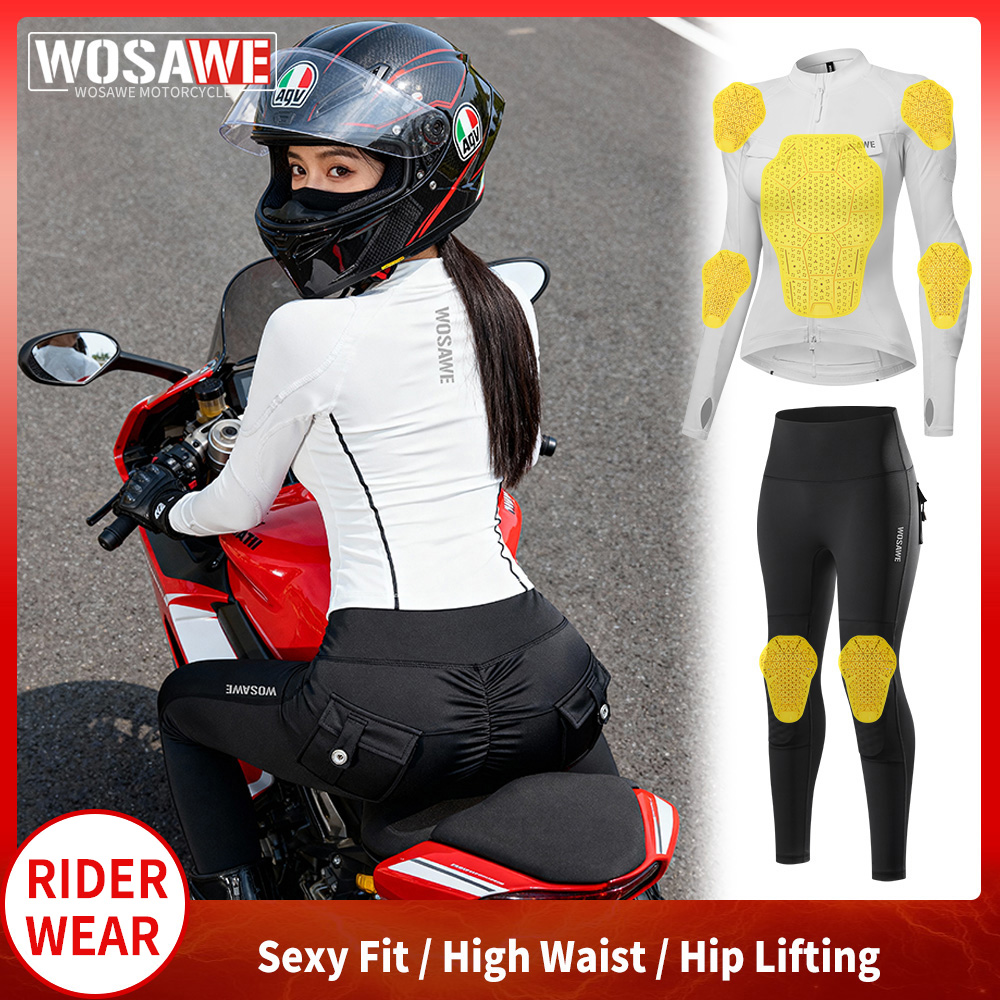 Motorcycle Gear Sale - WOSAWE Women Motorcycle Jacket and Pants
