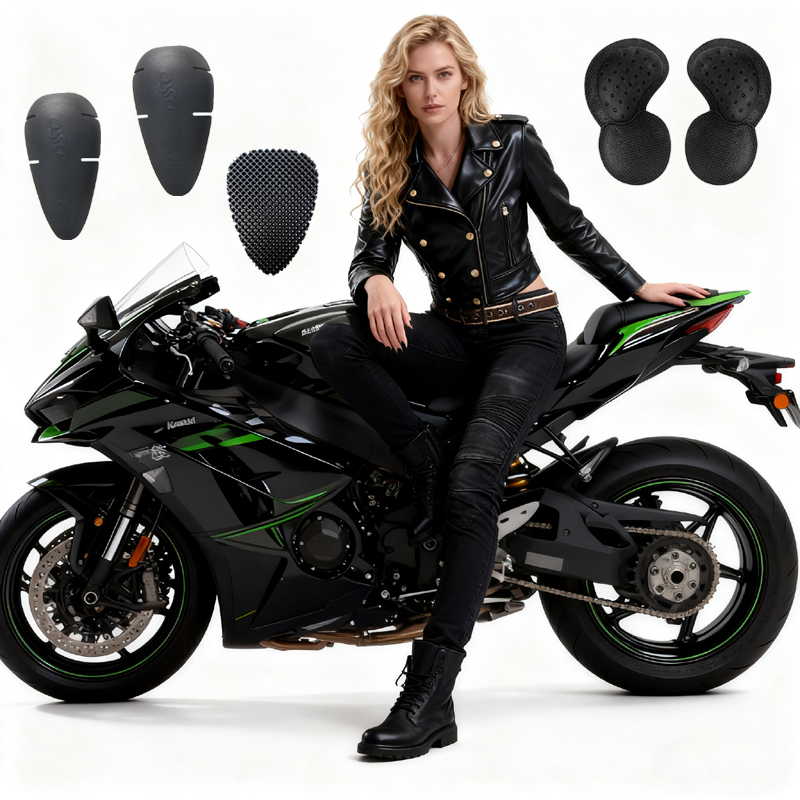 Womens Motorcycle Jeans Black  - Motorcycle Gear Women Pants incelemesi ve fiyatı