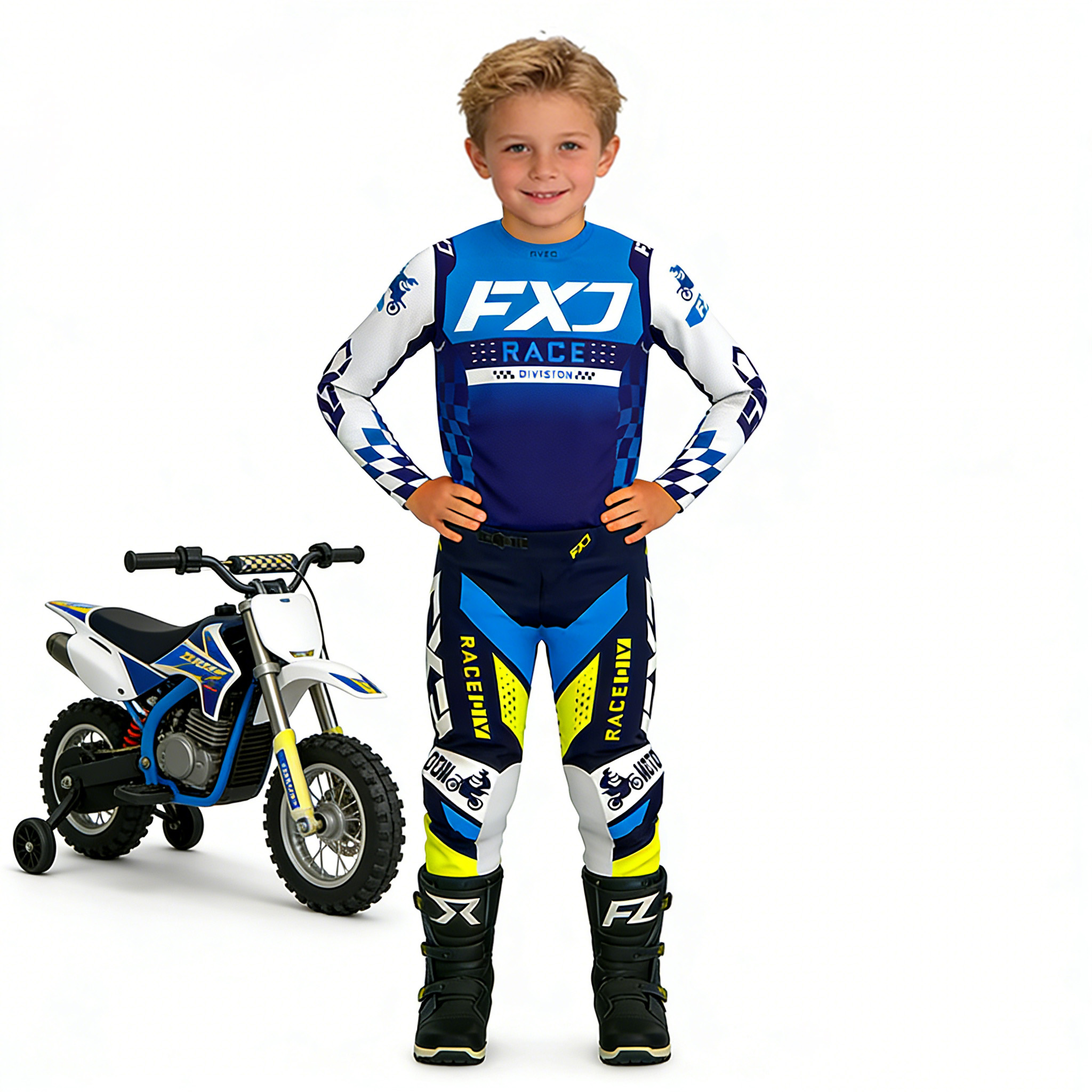 motocross child set Motorcycle - Motorcycle Gear Sale incelemesi ve fiyatı