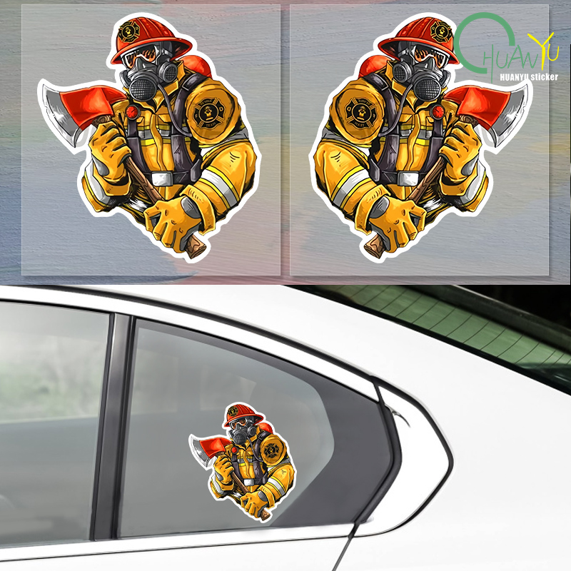 Car Sticker Firefighter Patter - Motorcycle Gear Pattern incelemesi ve fiyatı