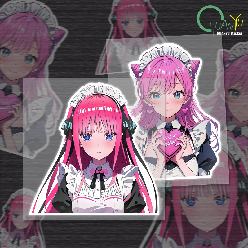 JDM Cute Girl Anime Car Sticke - Motorcycle Gear Hub incelemesi ve fiyatı