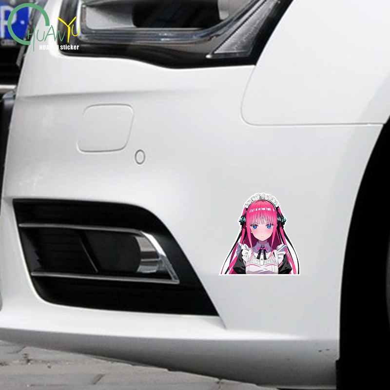 JDM Cute Girl Anime Car Sticke - Motorcycle Gear Hub incelemesi ve fiyatı