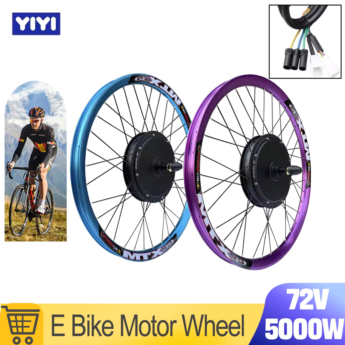 72V 5000W MTX39 EBike Motor Wh - Motorcycle Gear Hub incelemesi ve fiyatı