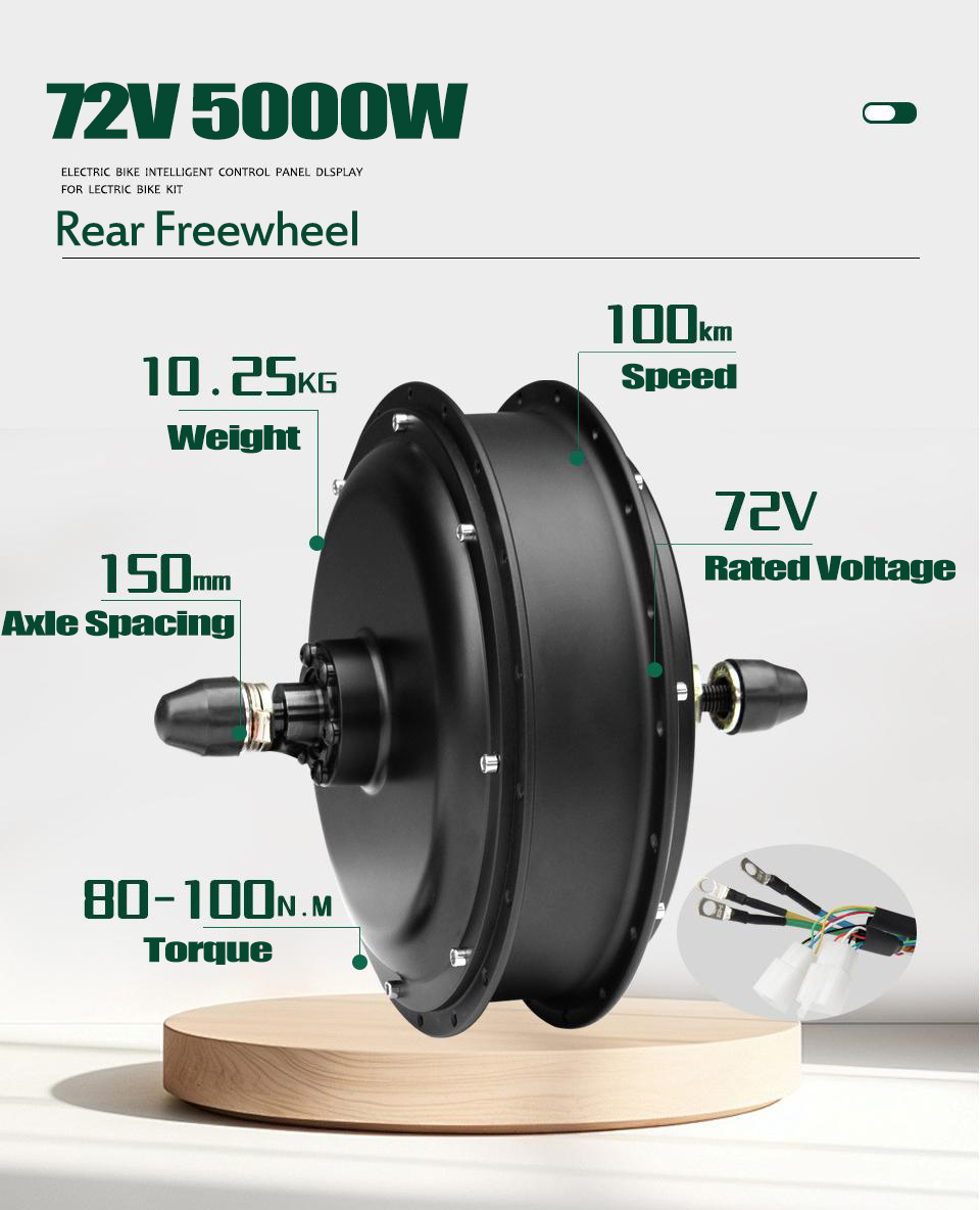 72V 5000W MTX39 EBike Motor Wh - Motorcycle Gear Hub incelemesi ve fiyatı