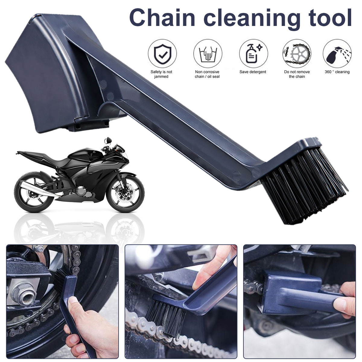 Motorcycle Chain Cleaning Brus - Motorcycle Gear Clearance incelemesi ve fiyatı