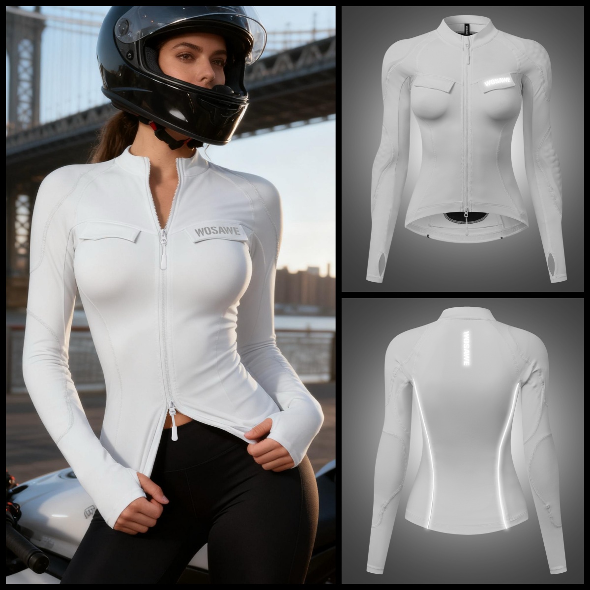 WOSAWE Women Motorcycle Jacket - Motorcycle Gear Jacket Women incelemesi ve fiyatı