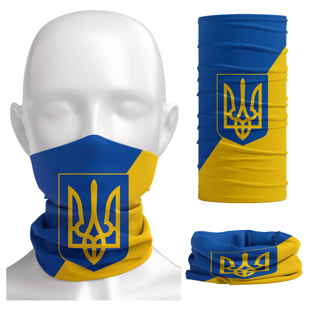 Ukraine Flag Pattern Bandana H - Motorcycle Gear Pattern incelemesi ve fiyatı