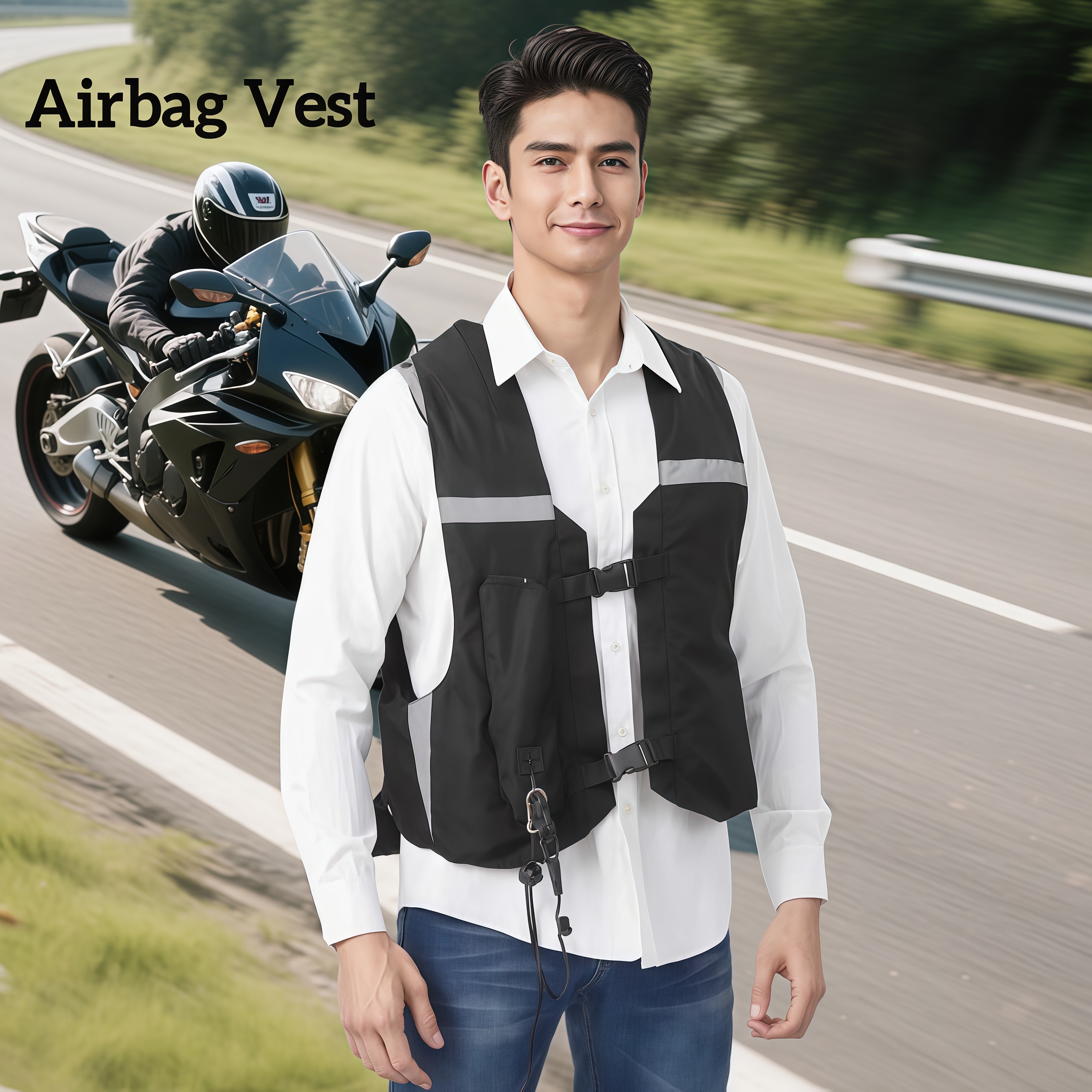 Adjustable Size Motorcycle Saf - Motorcycle Gear With Airbag incelemesi ve fiyatı