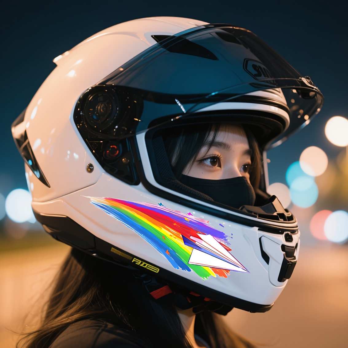 Motorcycle Helmet Stickers, 2  - Motorcycle Gear Pattern incelemesi ve fiyatı