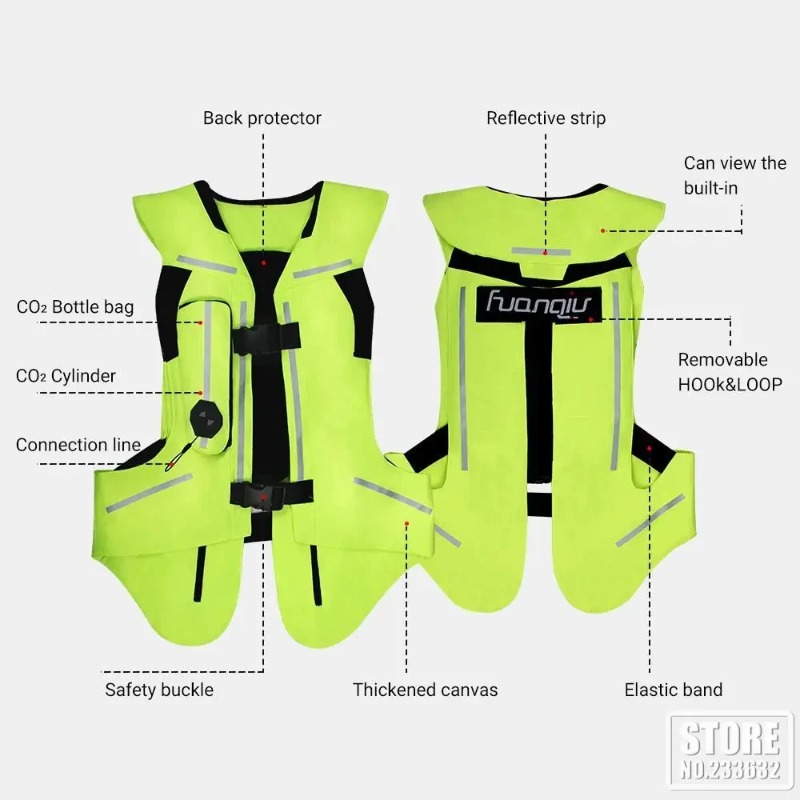Motorcycle Airbag Vest Reflect - Motorcycle Gear With Airbag incelemesi ve fiyatı