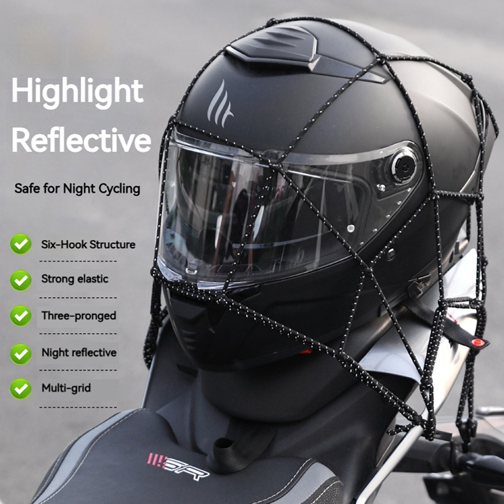 6 Hooks Luggage Net Protective - Motorcycle Gear Brands incelemesi ve fiyatı