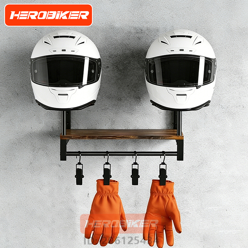 Motorcycle Helmet Wall Mount W - Motorcycle Gear Holder incelemesi ve fiyatı