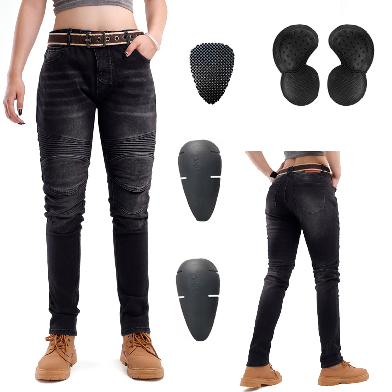 Women Black Offroad Motorcycle - Motorcycle Gear Women Pants incelemesi ve fiyatı
