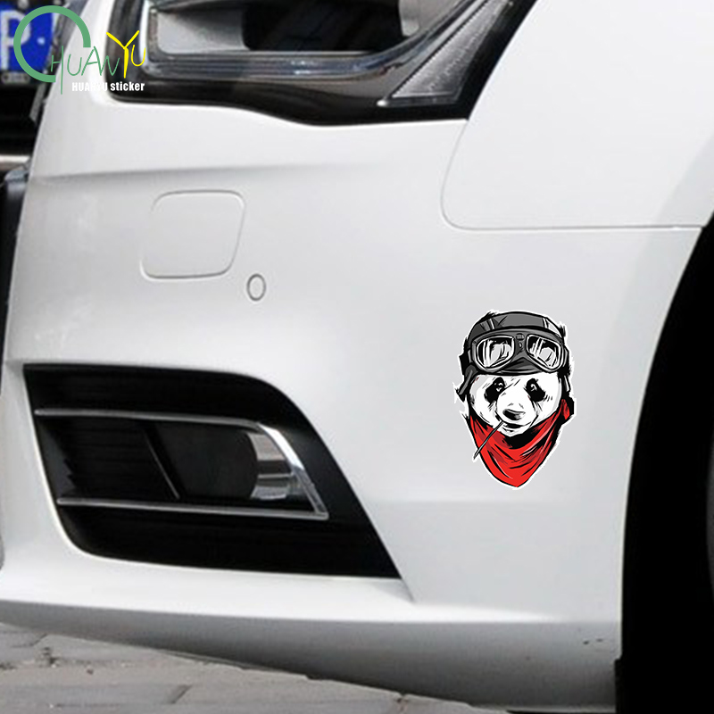 Panda bicycle cartoon car stic - Motorcycle Gear Pattern incelemesi ve fiyatı