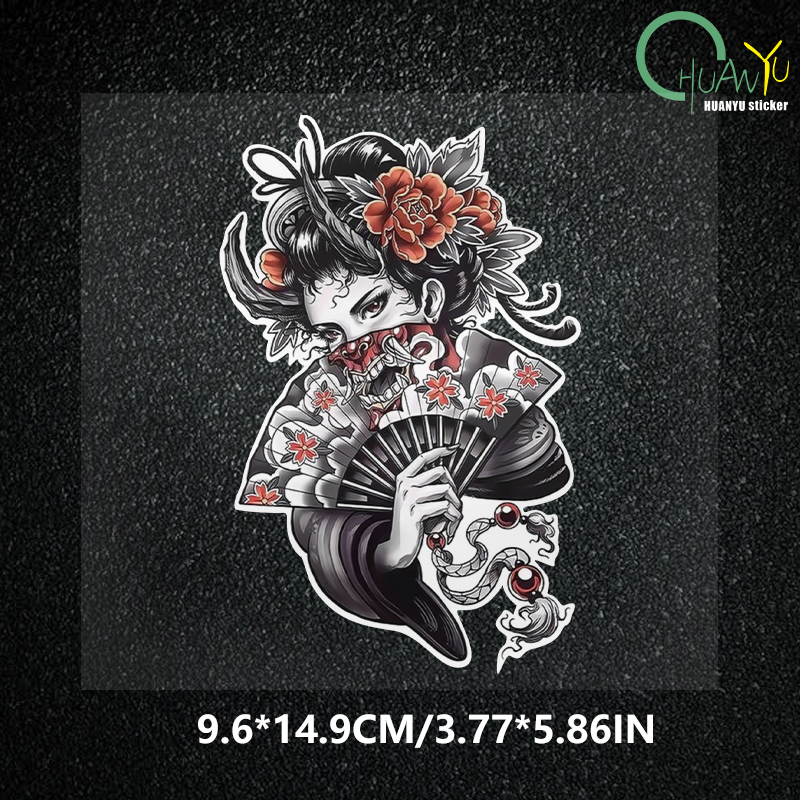 jdm Halloween geisha skull ani - Motorcycle Gear Pattern incelemesi ve fiyatı