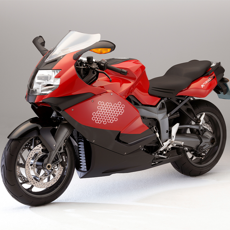 Motorcycle Sticker Honeycomb H - Motorcycle Gear Hub incelemesi ve fiyatı