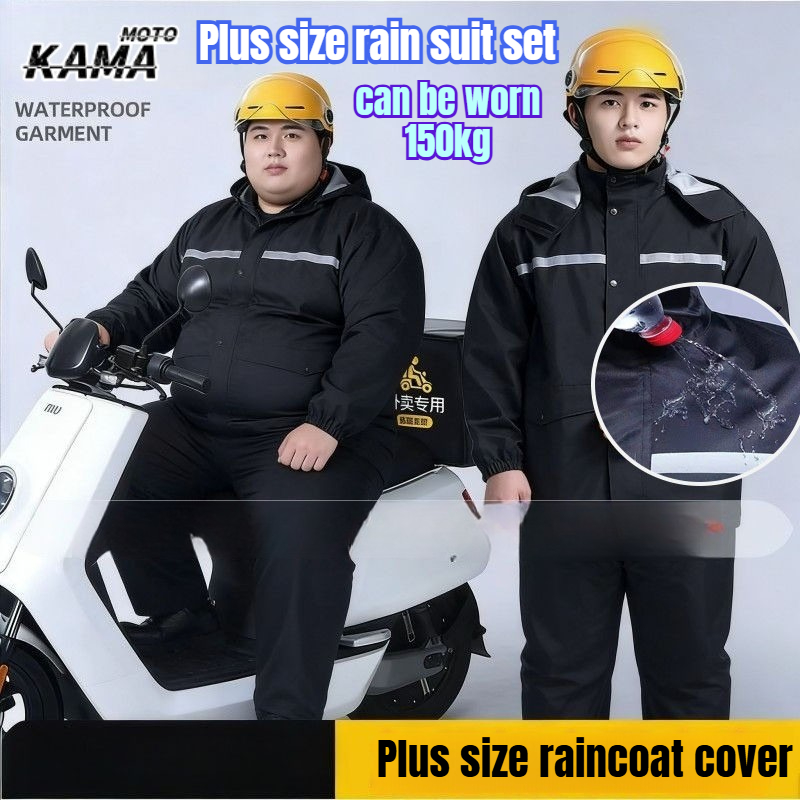 9XL Fat Man Reflective Waterpr - Motorcycle Gear Rain incelemesi ve fiyatı