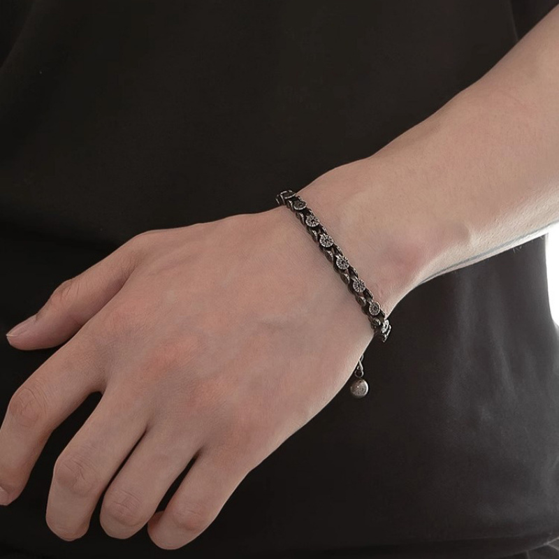 Stainless Steel Bracelet Men G - Motorcycle Gear Pattern incelemesi ve fiyatı