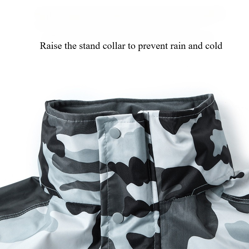 Camouflage Split Raincoat Rain - Motorcycle Gear Rain incelemesi ve fiyatı