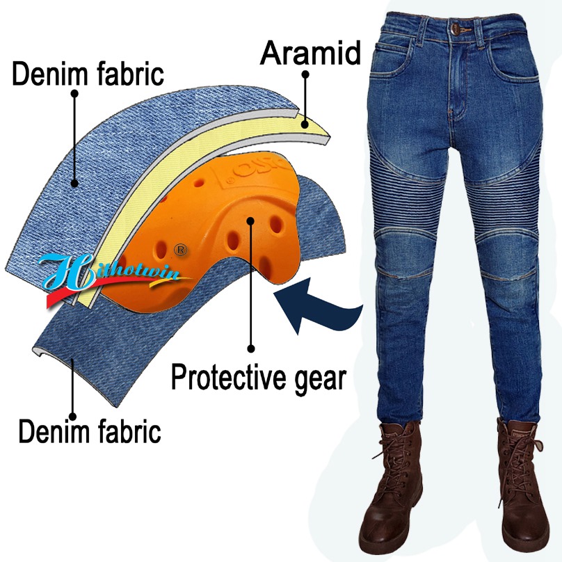Women's Motorcycle Jeans Kevla - Motorcycle Gear Women Pants incelemesi ve fiyatı