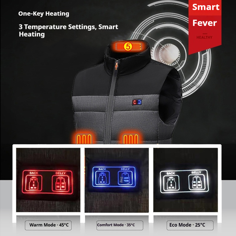 Heated Vest Unisex Charging He - Motorcycle Gear Vest incelemesi ve fiyatı