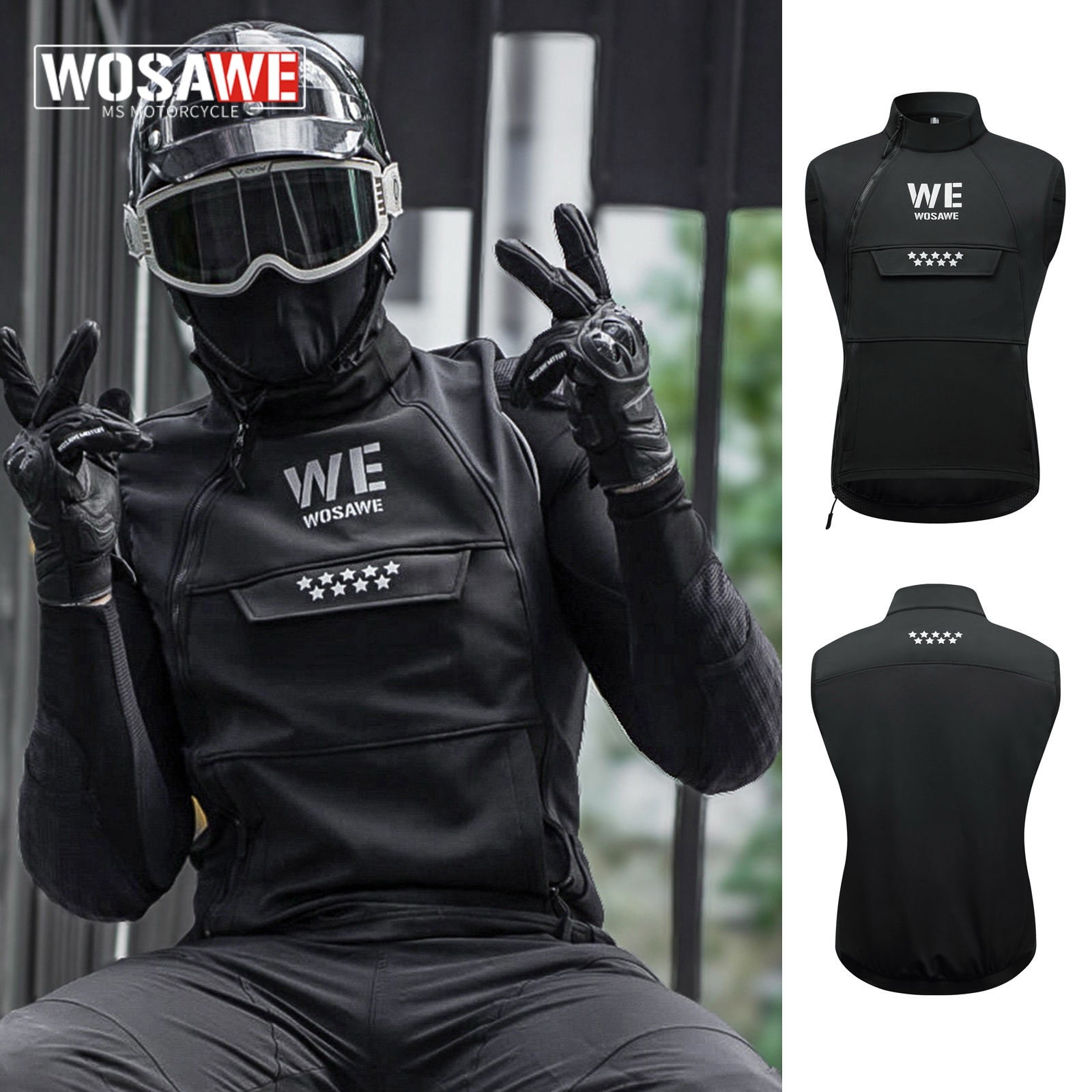 WOSAWE Winter Motorcycle Ridin - Motorcycle Gear Vest incelemesi ve fiyatı