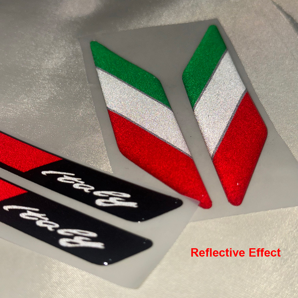 Italy Flag 3D Epoxy Sticker Mo - Motorcycle Gear Hub incelemesi ve fiyatı