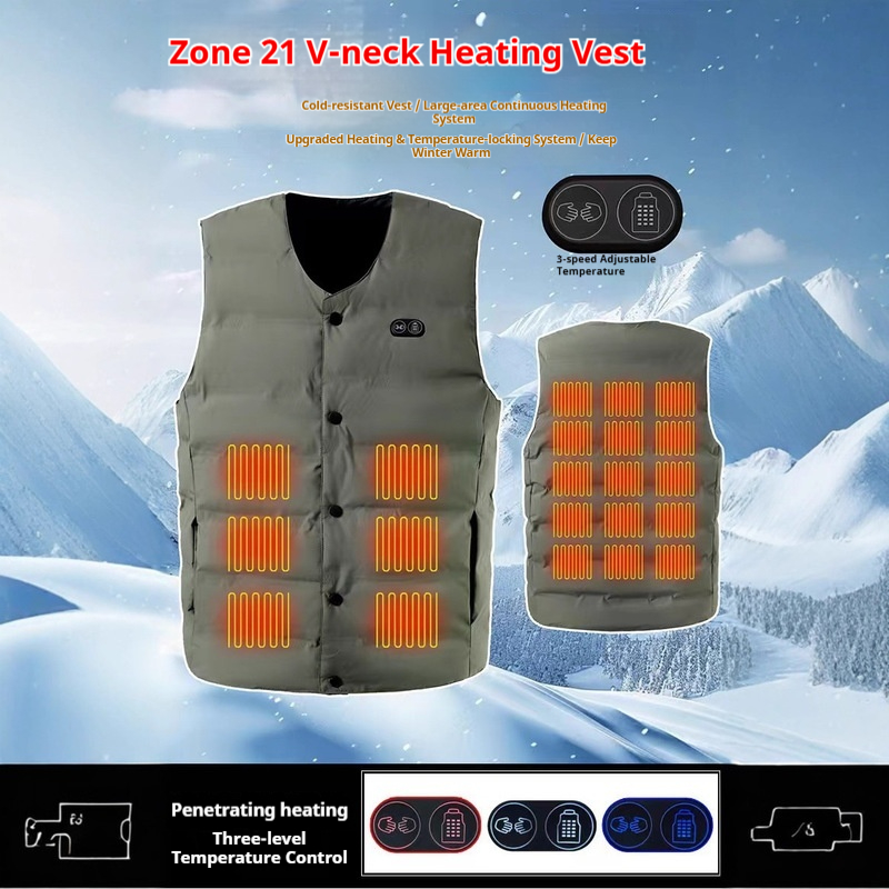 Winter New Style 21 Zone V-Nec - Motorcycle Gear Vest incelemesi ve fiyatı